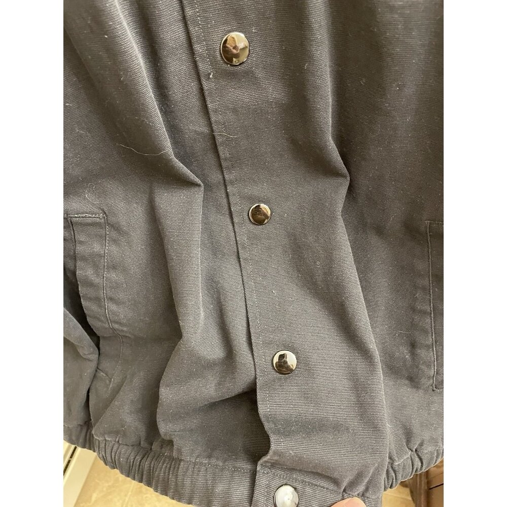 RARE Vintage 2008 Men's Crooks & Castles 'God, Guns & Money' Jacket Black Read* - Picture 11 of 16